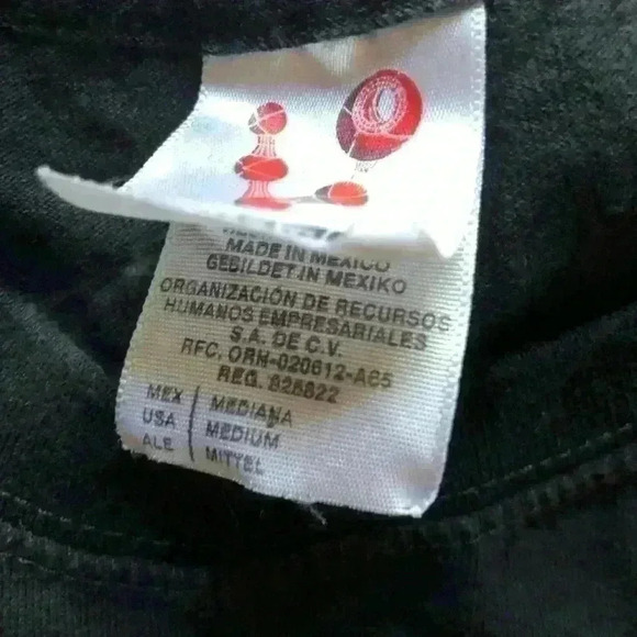 SUGAR SKULL MENS BLACK WHITE T-SHIRT MEDIUM - Picture 4 of 6